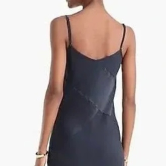 J Crew Collection Maroon Sz 10 Satin Slip Dress Adjustable Straps - Picture 12 of 15